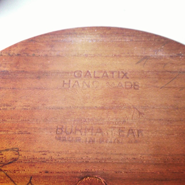 Galatix Handmade Teak Bowl, England