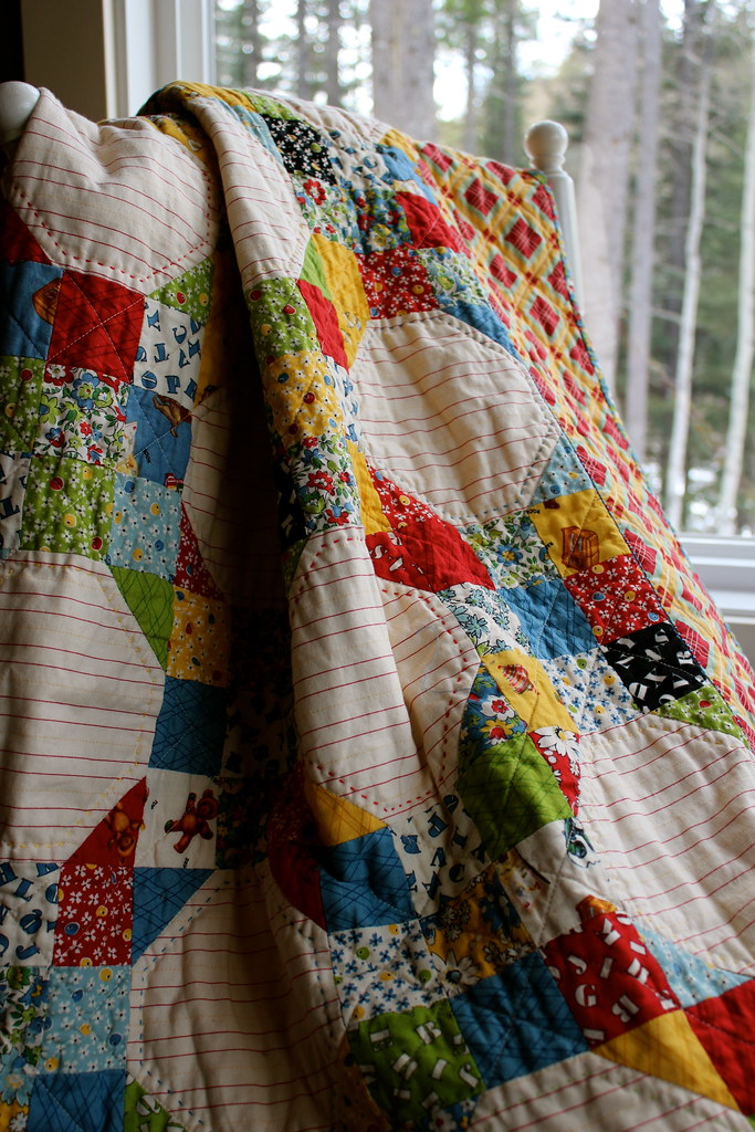 American Jane Snowball 9 Patch Quilt