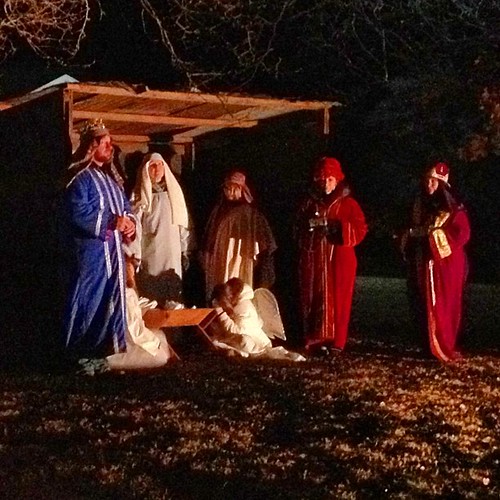 Live nativity at our church