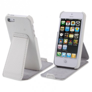 iPhone 5 White Case with Stand by gogetsell