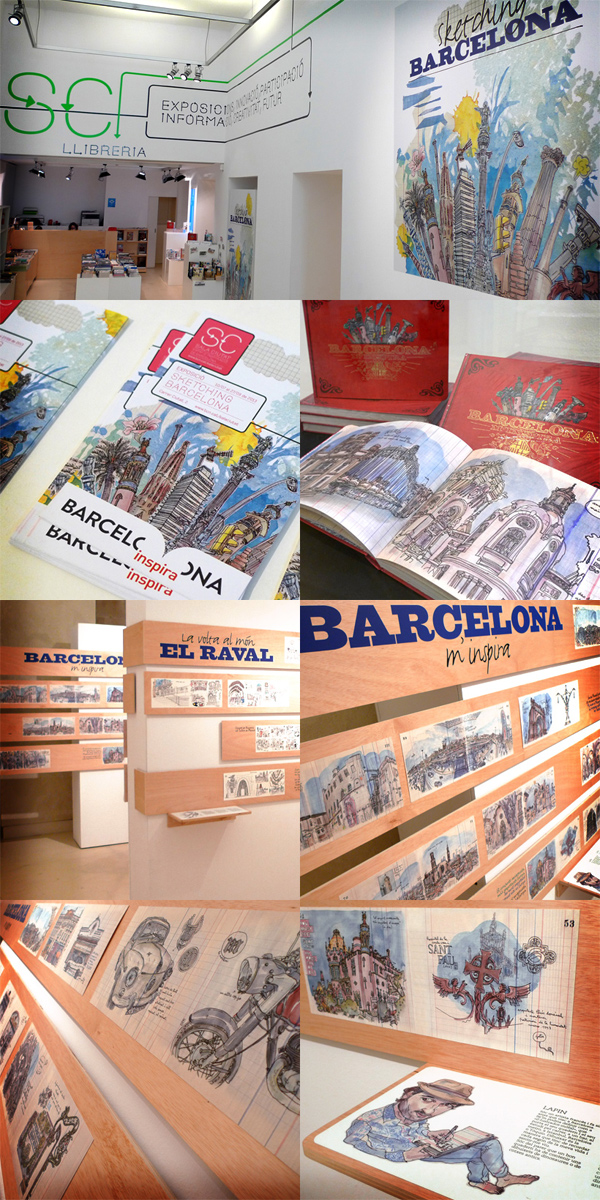 sketching barcelona exhibition