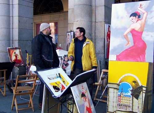 Artists, Plaza Mayor