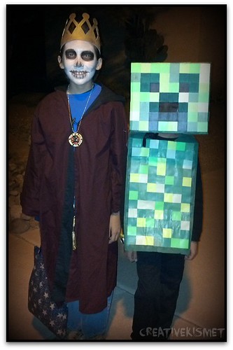 Skeleton King and Creeper