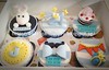3D happy 21st birthday cupcakes