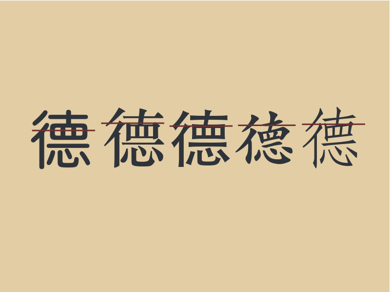 圓體一般而言，在漢字「黑、明、仿、楷、圓」五大中文基本字體形式中，重心最低。重心低，壓迫感較小，比較親和。
