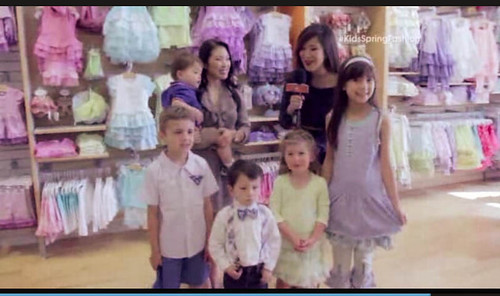cute & little blog | kids spring fashion tv segment