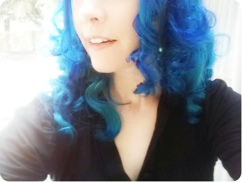 {blue haired me} Carrie Elias