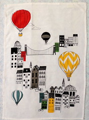 Balloon-themed Tea Towel