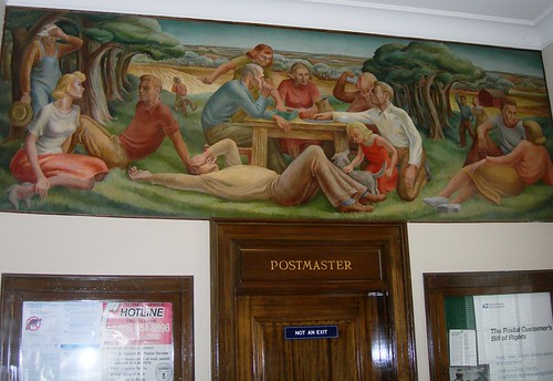 Horton, KS post office interior mural (by: Jimmy Emerson, creative commons)