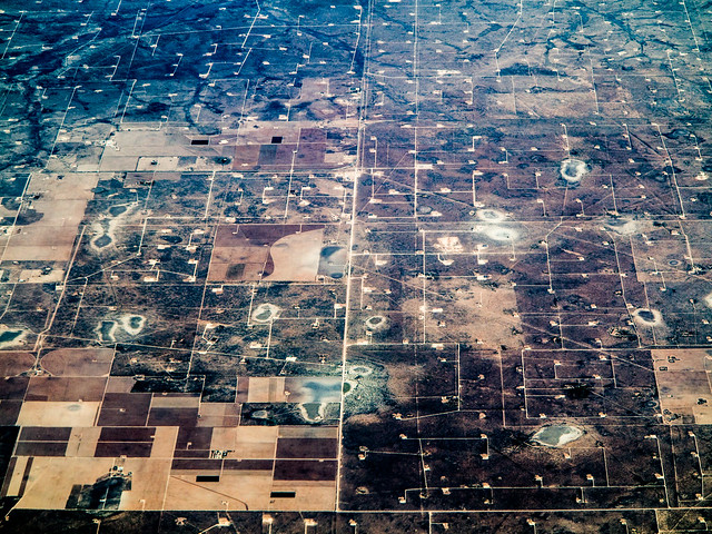 An oil field in Texas