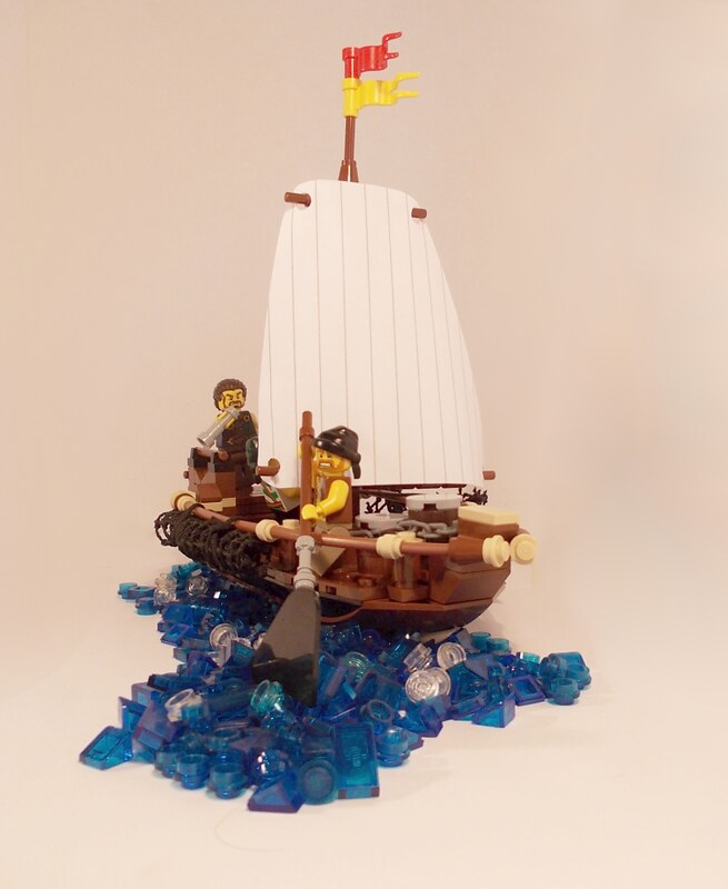 MOC]: Small fishing boat - LEGO Historic Themes - Eurobricks Forums