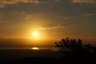 Sunset above Auckland