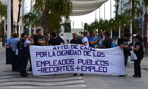 Strike in Cadiz, Spain by Ginas Pics