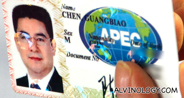 APEC travel card 