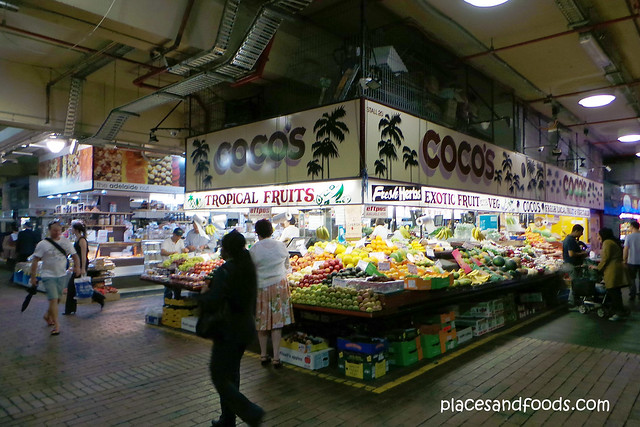 adelaide central market fruits stall