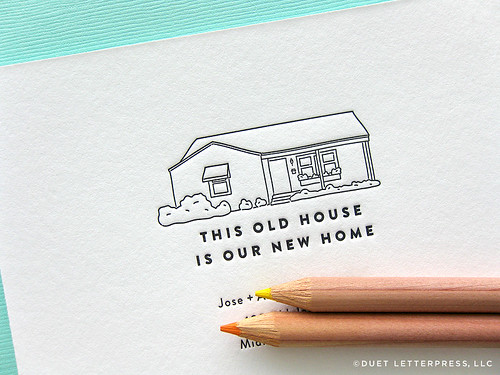 custom house moving announcements // house no. 49