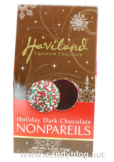 Haviland Holiday Dark Chocolate Nonpareils