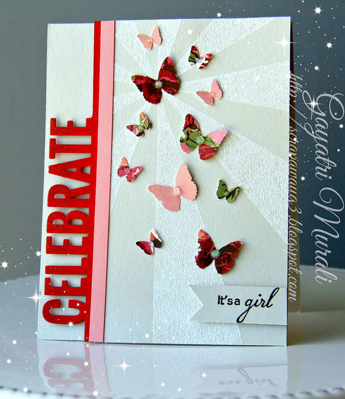 Celebrate! It's a girl card
