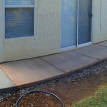 All New Backyard Concrete In Vacaville