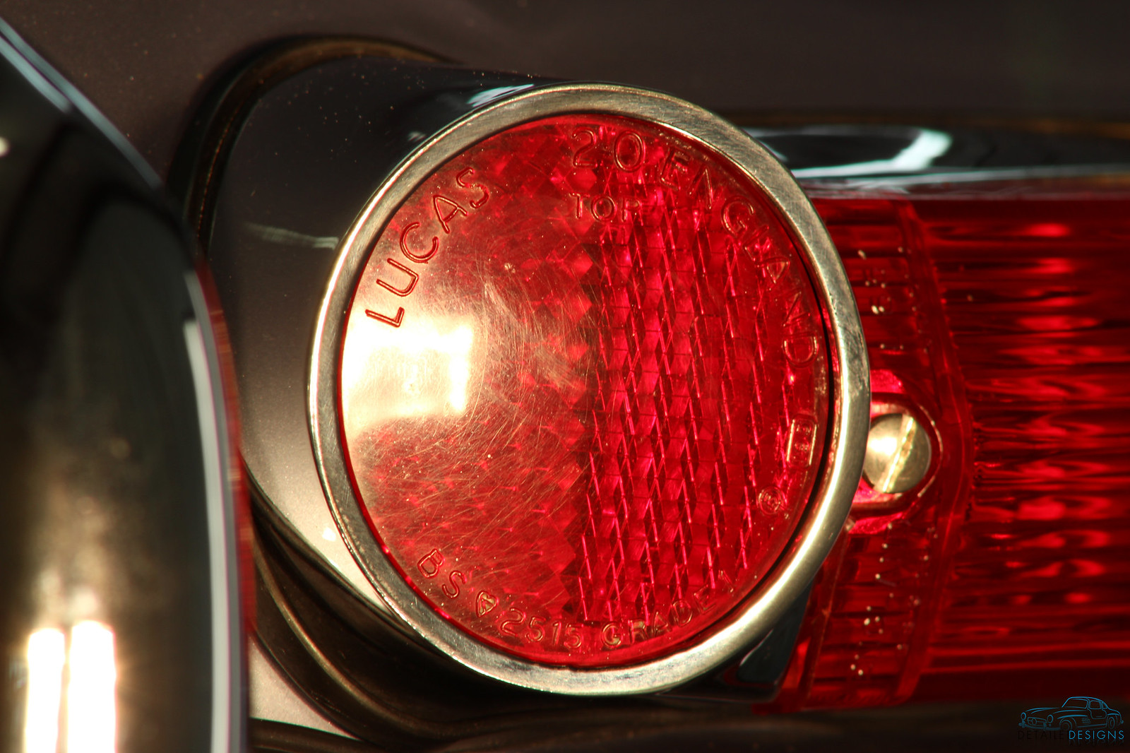 Jaguar E-type rear lamp cover Detailed Designs Auto Spa