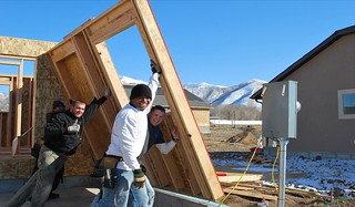 homebuilding for low-income residents in Payson, UT (courtesy of Local Initiatives Support Corporation)