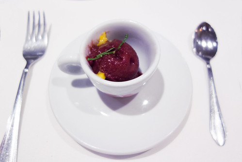 Oceanique Third Course: Palette Cleansing Sorbet