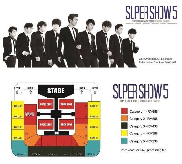 Konsert Super Show 5 Super Junior World Tour In Kuala Lumpur