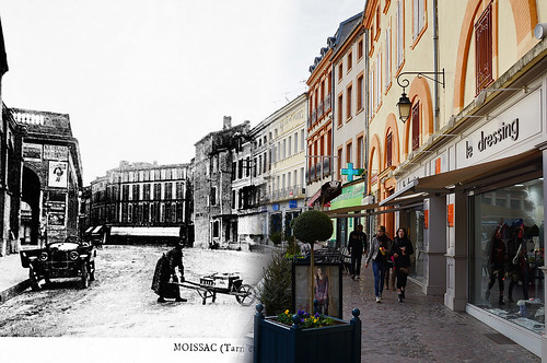 Rue Malaveille ... Now and Then ... by Curufinwe - David B.