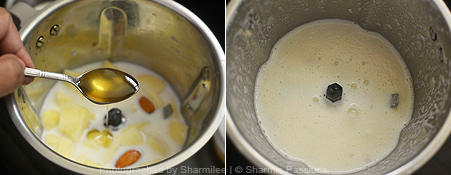How to make apple milkshake - Step2