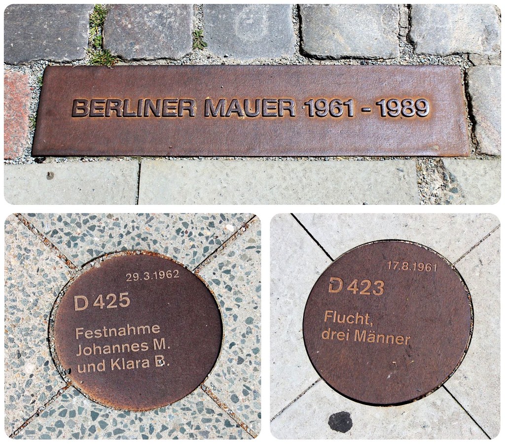 Berlin wall plaques