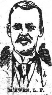 Woodcut of McEwen, from the Atlanta Constitution, 5/18/1890.