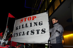 Stop The Killing Of Cyclists - Die-In and Vigil at TfL HQ