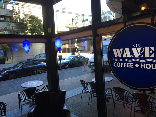 The world's first Bitcoin ATM at Waves Coffee in Vancouver
