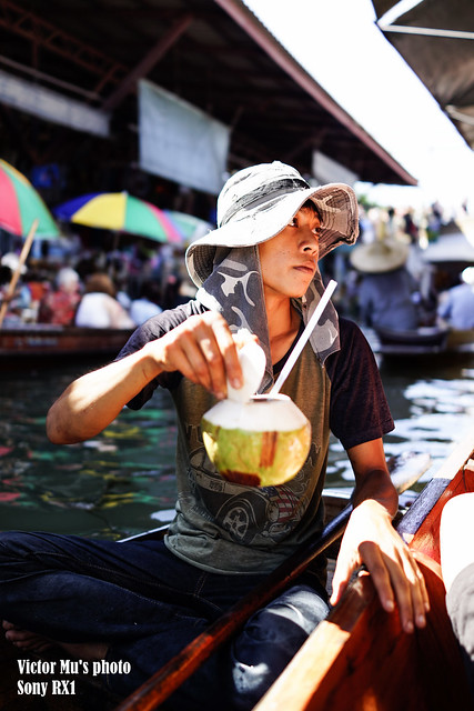 the floating market -- Bangkok