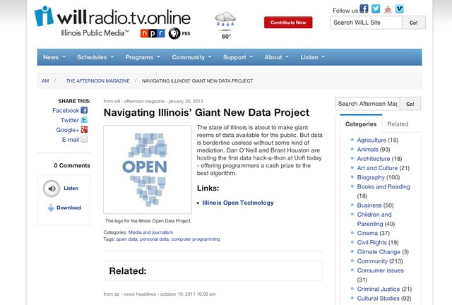 Navigating Illinois’ Giant New Data Project | The Afternoon Magazine | Illinois Public Media