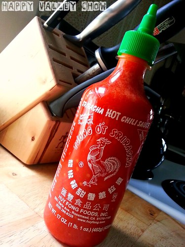 Homemade Sriracha from Happy Valley Chow
