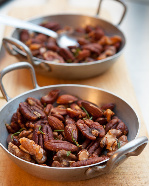 Roasted Nuts with Rosemary