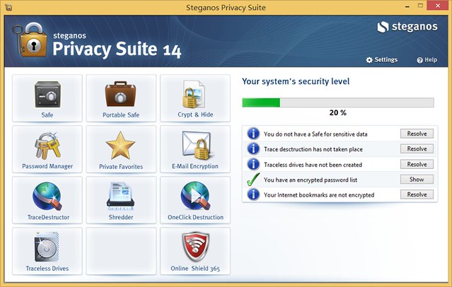 Steganos Privacy Suite 14