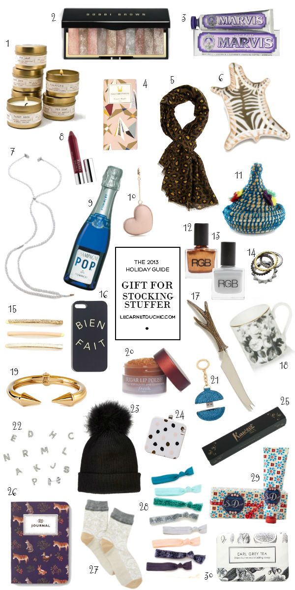 GIFT GUIDE : stocking