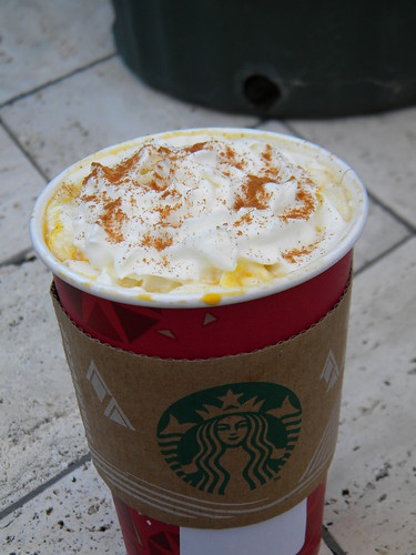 Starbucks Pumpkin, Spice, and everything nice latte