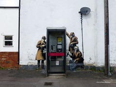 Banksy?? 'Spy Booth' Cheltenham