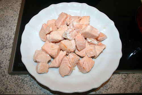 41 - Lachs bei Seite stellen / Remove salmon
