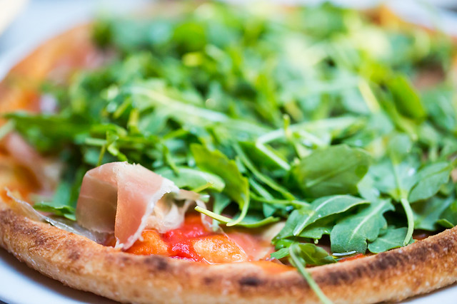 A Little Prosciutto and Arugula to Complement the Pizza, A 16, Oakland