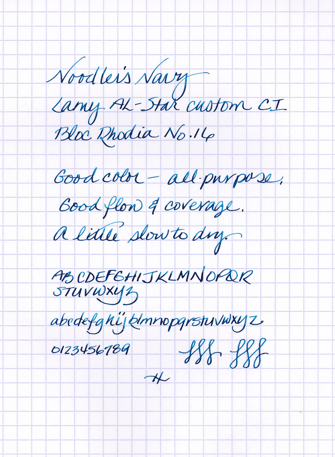 Noodler's Navy Ink And Some Color Mates