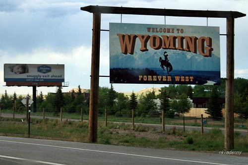 Welcome To ...Wyoming Sign