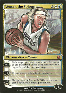 Venser the Sojourner Altered Art Magic Card Art by Poxy14