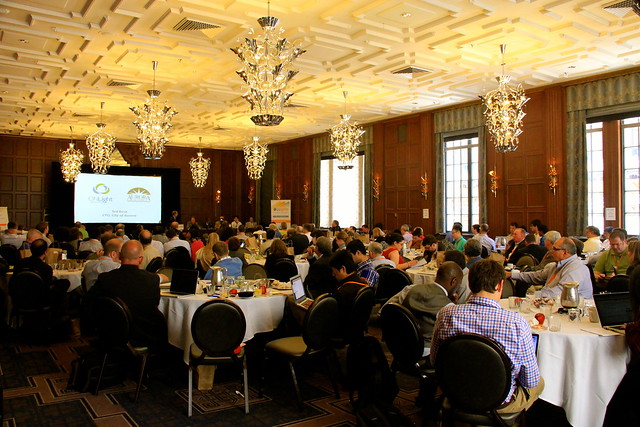 Ballroom Crowd at the US Ignite Application Summit at the Allegro Hotel, Chicago
