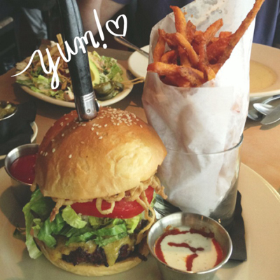 lucky's burger and fries