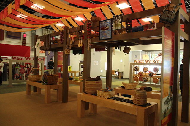 A Tanzanian marketplace display