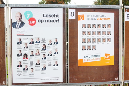 Electorial ads in Luxembourg